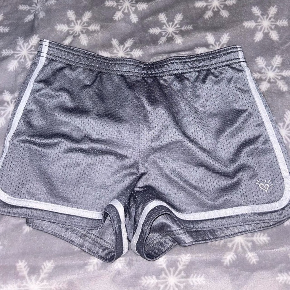 Justice Women's Charcoal Athletic Shorts